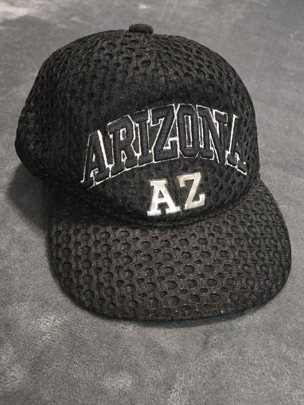 Black Mesh Adjustable Arizona Baseball Hat